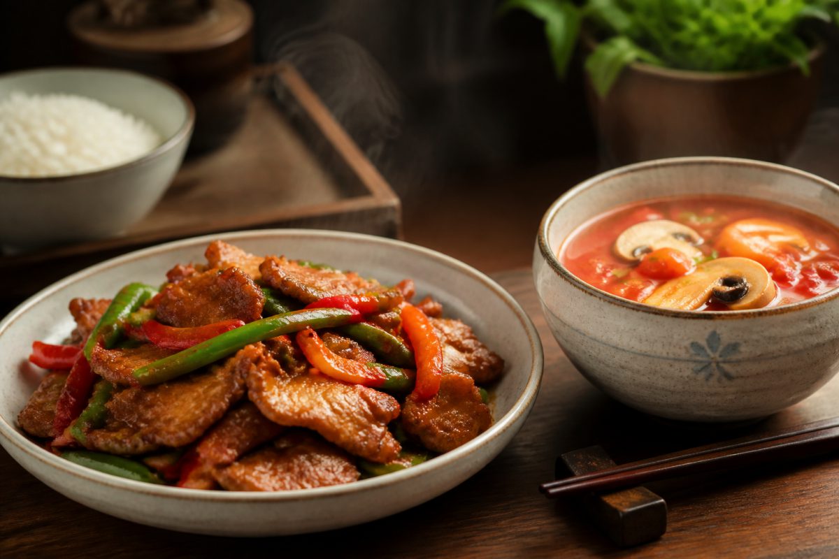 家常热菜，搭一碗热汤